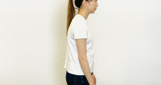 体幹が弱く、背中に脂肪が乗りやすい状態