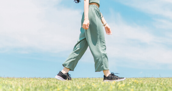 歩き方や日常生活での身体の癖で、お尻がサボっている